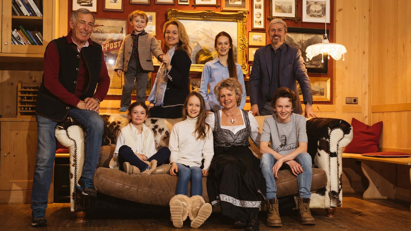 La famiglia Thöni-Gander dell'Hotel Bella Vista di Stelvio Hotels.